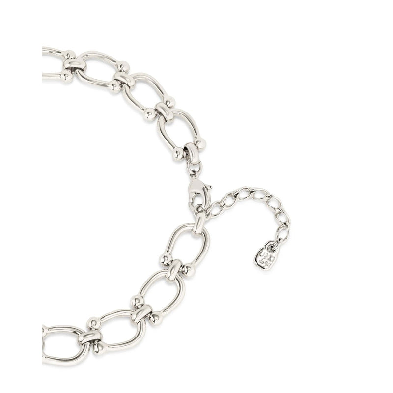 Serotonin Sterling Silver Plated Necklace - Silver-UNO de 50-Renee Taylor Gallery