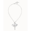 Short Chain Pendant Necklace with Manta Ray - COL1930MTL0000U-UNO de 50-Renee Taylor Gallery