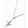 Short Chain Pendant Necklace with Manta Ray - COL1930MTL0000U-UNO de 50-Renee Taylor Gallery