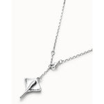 Short Chain Pendant Necklace with Manta Ray - COL1930MTL0000U-UNO de 50-Renee Taylor Gallery