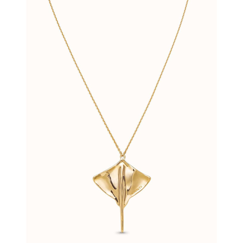 Ser Majestuosa Gold Long Chain Pendant Necklace with Ranta Ray - COL1931ORO0000U-UNO de 50-Renee Taylor Gallery
