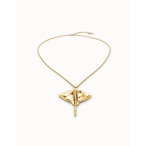 Ser Majestuosa Gold Long Chain Pendant Necklace with Ranta Ray - COL1931ORO0000U-UNO de 50-Renee Taylor Gallery