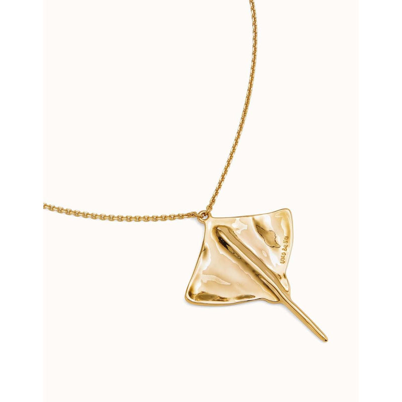 Ser Majestuosa Gold Long Chain Pendant Necklace with Ranta Ray - COL1931ORO0000U-UNO de 50-Renee Taylor Gallery
