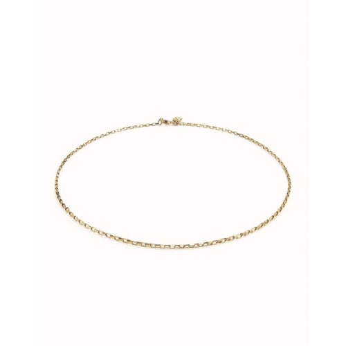 Hazte Short Link Chain Plated in 18k Gold - COL1974ORO-UNO de 50-Renee Taylor Gallery