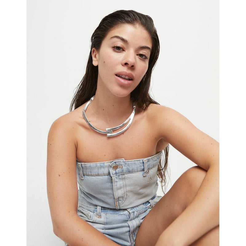 Rigid Necklace - COL1976MTL0000U-UNO de 50-Renee Taylor Gallery