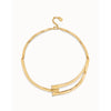 Rigid Necklace - COL1976ORO0000U-UNO de 50-Renee Taylor Gallery