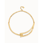 Rigid Necklace - COL1976ORO0000U-UNO de 50-Renee Taylor Gallery