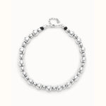 Sterling Silver Plated Bead Pendant In Two Different Sizes - COL1996MTL-UNO de 50-Renee Taylor Gallery