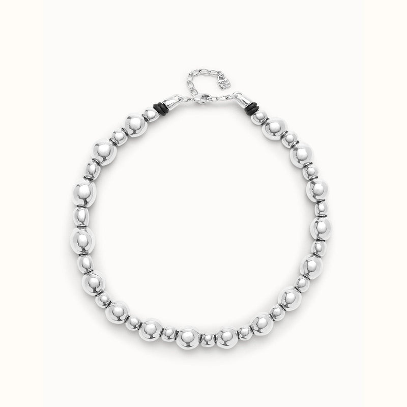 Sterling Silver Plated Bead Pendant In Two Different Sizes - COL1996MTL-UNO de 50-Renee Taylor Gallery