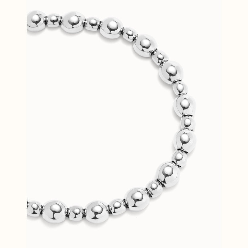 Sterling Silver Plated Bead Pendant In Two Different Sizes - COL1996MTL-UNO de 50-Renee Taylor Gallery