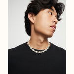 Sterling Silver Plated Bead Pendant In Two Different Sizes - COL1996MTL-UNO de 50-Renee Taylor Gallery