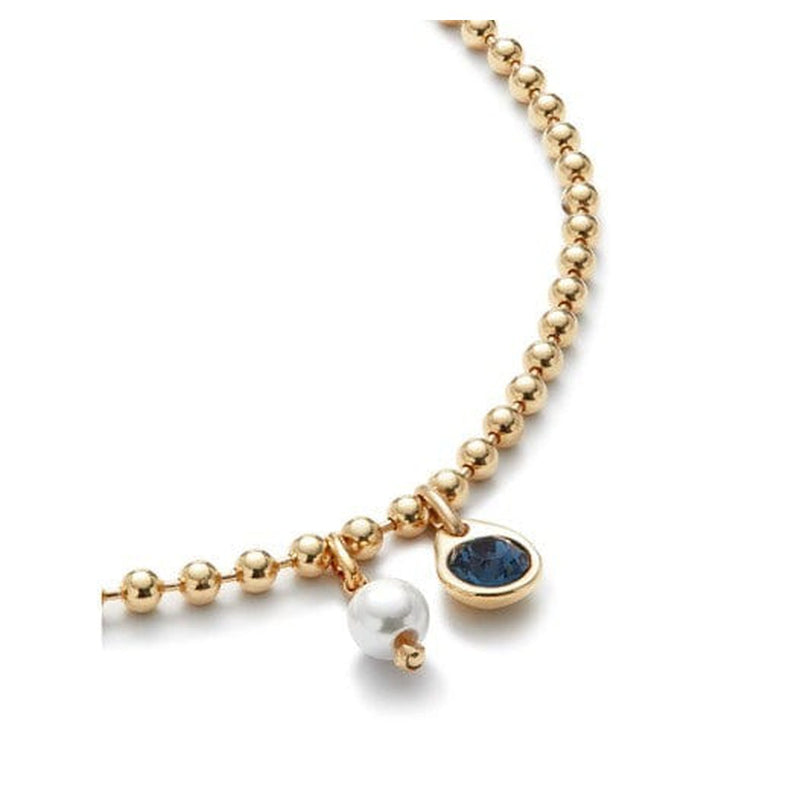 Ser Unico 18K Gold Plated Necklace - COL2015AZOORO0U-UNO de 50-Renee Taylor Gallery