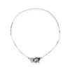 Ser Inseparable Silver Interlocked Chain Necklace - COL2023MTL0000U-UNO de 50-Renee Taylor Gallery