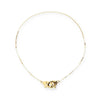 Ser Inseparable Gold Interlocked Chain Necklace - COL2023ORO0000U-UNO de 50-Renee Taylor Gallery