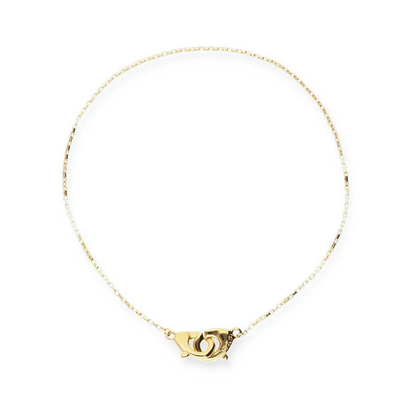 Ser Inseparable Gold Interlocked Chain Necklace - COL2023ORO0000U-UNO de 50-Renee Taylor Gallery