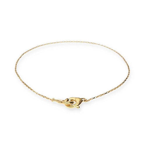 Ser Inseparable Gold Interlocked Chain Necklace - COL2023ORO0000U-UNO de 50-Renee Taylor Gallery