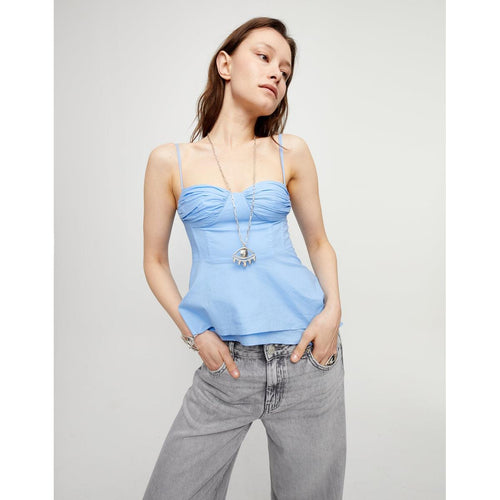 Ser Intuitiva Silver Long Pendant Chain Necklace with Central Eye - COL2034MTL0000U-UNO de 50-Renee Taylor Gallery