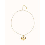 Ser Intuitiva Gold Short Pendant Chain Necklace with Small Eye - COL2035ORO0000U-UNO de 50-Renee Taylor Gallery