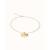Ser Intuitiva Gold Short Pendant Chain Necklace with Small Eye - COL2035ORO0000U-UNO de 50-Renee Taylor Gallery