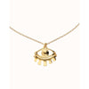 Ser Intuitiva Gold Short Pendant Chain Necklace with Small Eye - COL2035ORO0000U-UNO de 50-Renee Taylor Gallery