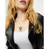 Ser Invencible Long necklace with wing detail- COL2039MTL0000U-UNO de 50-Renee Taylor Gallery
