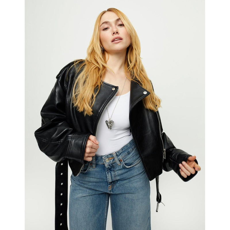 Ser Invencible Long necklace with wing detail- COL2039MTL0000U-UNO de 50-Renee Taylor Gallery