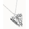 Ser Invencible Long necklace with wing detail- COL2039MTL0000U-UNO de 50-Renee Taylor Gallery