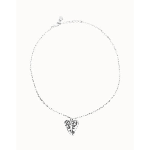 Ser Invencible Short necklace with wing detail - COL2041MTL0000U-UNO de 50-Renee Taylor Gallery