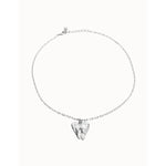 Ser Invencible Short necklace with wing detail - COL2041MTL0000U-UNO de 50-Renee Taylor Gallery