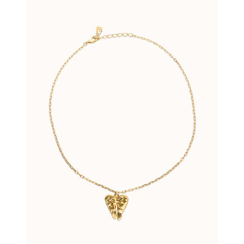 Ser Invencible Short Gold Wing Necklace - COL2041ORO0000U-UNO de 50-Renee Taylor Gallery