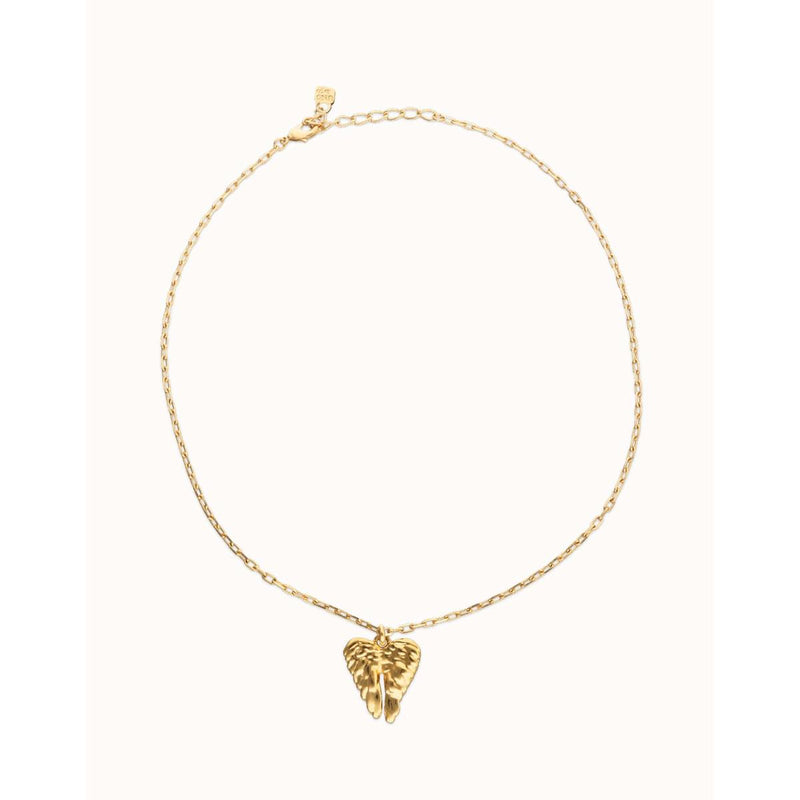 Ser Invencible Short Gold Wing Necklace - COL2041ORO0000U-UNO de 50-Renee Taylor Gallery