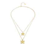 18k Gold Metal Alloy Necklace with a Big Butterfly - COL2057ORO0000U-UNO de 50-Renee Taylor Gallery