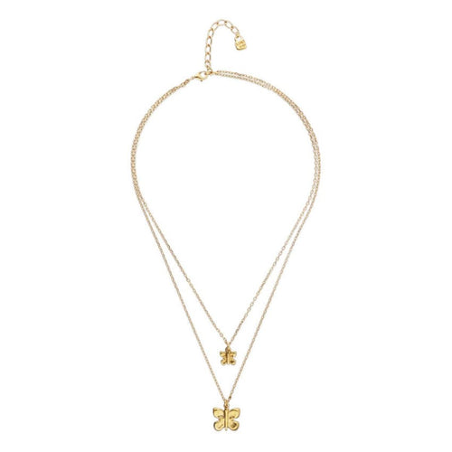 18k Gold Metal Alloy Necklace with a Big Butterfly - COL2057ORO0000U-UNO de 50-Renee Taylor Gallery