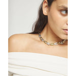 Square Links Chain Bracelet - COL2065OROMTL0U-UNO de 50-Renee Taylor Gallery