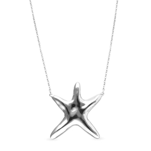 Starborn Starfish Necklace - COL2085MTL0000U-UNO de 50-Renee Taylor Gallery