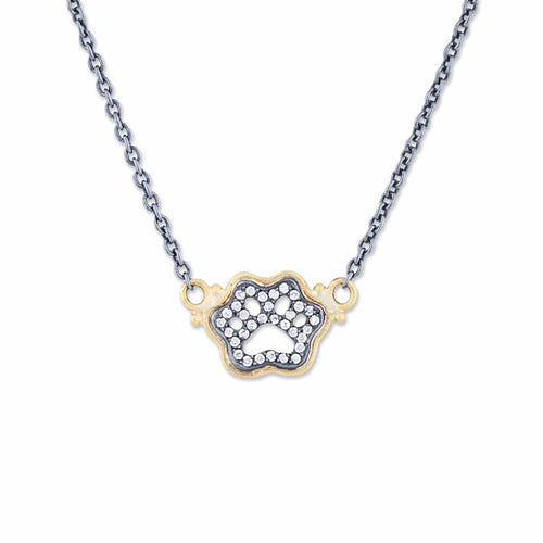 Chase Paw Necklace with Diamond by Lika Behar