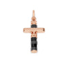 18K Rose Gold & Black Ceramic Cross Pendant - CR292241ROCN000000-Baraka-Renee Taylor Gallery