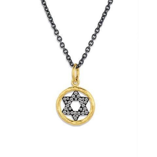Circle Pendant with Diamond by Lika Behar