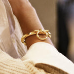 Omega Ball Bracelet - Gold Plated - B0097 ORO-CXC-Renee Taylor Gallery