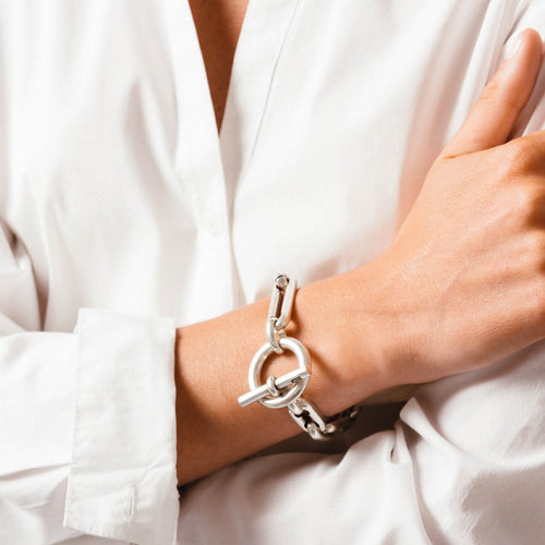 Windward Bracelet - Silver Plated - B0103 MET-CXC-Renee Taylor Gallery