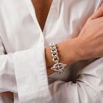 Barracus Bracelet - Silver Plated - B0116 MET04-CXC-Renee Taylor Gallery