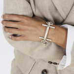 St. Moritz Bit Chain Bracelet - Silver Plated - B0138 MET04-CXC-Renee Taylor Gallery
