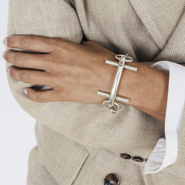 St. Moritz Bit Chain Bracelet - Silver Plated - B0138 MET04-CXC-Renee Taylor Gallery