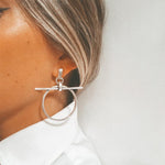 Origins Earrings - Silver Plated - E0034 MET00-CXC-Renee Taylor Gallery