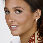 Chained Earrings - Silver Plated - E0075 MET00