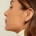 Mini Lavender Earrings - Gold Plated - E0098 ORO00-CXC-Renee Taylor Gallery