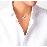 Sterling Silver Plated Necklace - N0058 MET00-CXC-Renee Taylor Gallery