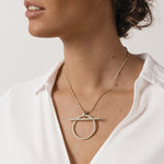 Origins Slim Ball Necklace - Silver Plated - N0085 MET00-CXC-Renee Taylor Gallery