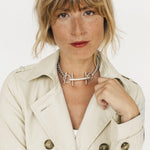St. Moritz Bit Choker - Silver Plated - N0105 MET00-CXC-Renee Taylor Gallery