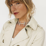 St. Moritz Bit Choker - Silver Plated - N0105 MET00-CXC-Renee Taylor Gallery